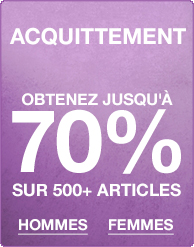 Soldes liquidation - Jusqu'à moins 70%