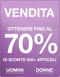 Vendita di liquidazione - Fino a 70% di sconto