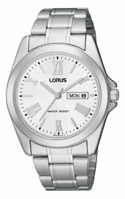 Lorus Mens Steel Silver Day / Date Watch RJ639AX9 Lorus Mens Steel Silver Day / Date Watch RJ639AX9