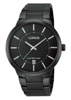 Lorus Gent's Classic All Black Dress Watch RS929BX9 Lorus Gent's Classic All Black Dress Watch RS929BX9