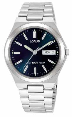Lorus Mens Dark Blue Dial Day Date Watch RXN17BX9 Lorus Mens Dark Blue Dial Day Date Watch RXN17BX9