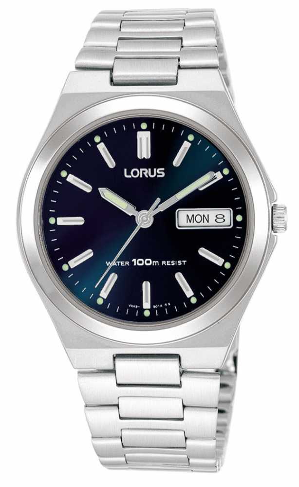 lorus blue dial watch