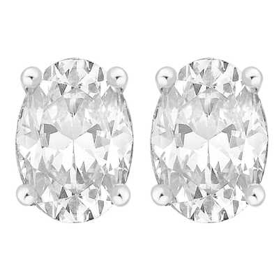 Perfection Swarovski Single Stone Claw Set Oval Stud Earrings (2.50ct) E3935-SK Perfection Swarovski Single Stone Claw Set Oval Stud Earrings (2.50ct) E3935-SK