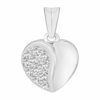 Perfection Swarovski Part Pavé Set Heart Pendant (0.10ct) P4303-SK Perfection Swarovski Part Pavé Set Heart Pendant (0.10ct) P4303-SK