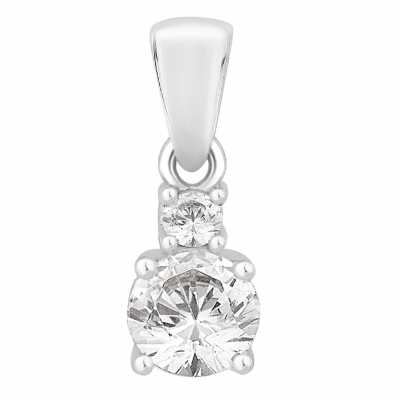 Perfection Swarovski Single Stone Four Claw Pendant With Single (0.40ct) P5412-SK Perfection Swarovski Single Stone Four Claw Pendant With Single (0.40ct) P5412-SK