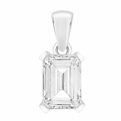 Perfection Swarovski Single Stone Claw Set Emerald Pendant (1.00ct) P5664-SK Perfection Swarovski Single Stone Claw Set Emerald Pendant (1.00ct) P5664-SK