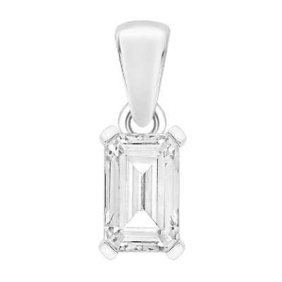 Perfection Swarovski Single Stone Claw Set Emerald Pendant (0.50ct) P5679-SK Perfection Swarovski Single Stone Claw Set Emerald Pendant (0.50ct) P5679-SK