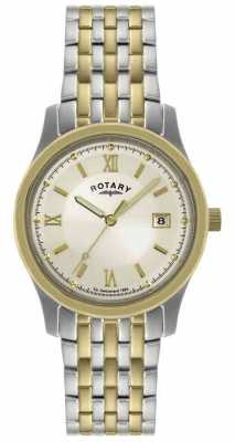 Rotary Mens Two-Tone Steel Bracelet Watch GBI0793/09 Rotary Mens Two-Tone Steel Bracelet Watch GBI0793/09