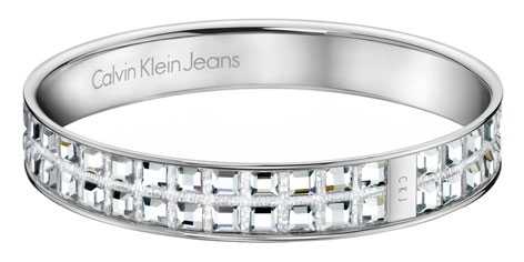 Calvin Klein Womens Crystal Set Bangle KJ37AB01050M Calvin Klein Womens Crystal Set Bangle KJ37AB01050M