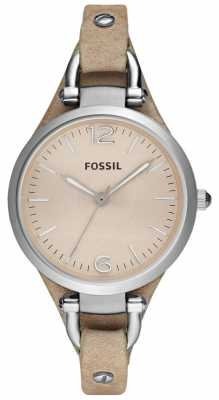 Fossil Womens Analogue Leather Strap Strap ES2830 Fossil Womens Analogue Leather Strap Strap ES2830