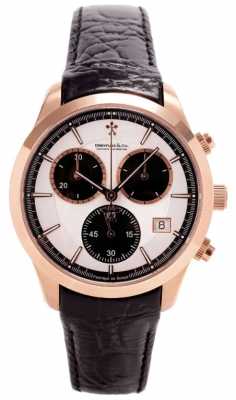 Dreyfuss Mens Rose Gold Chronograph Leather Strap DGS00063/06 Dreyfuss Mens Rose Gold Chronograph Leather Strap DGS00063/06