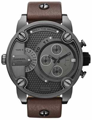 Diesel Mens Chronograph Brown Leather Strap DZ7258 Diesel Mens Chronograph Brown Leather Strap DZ7258
