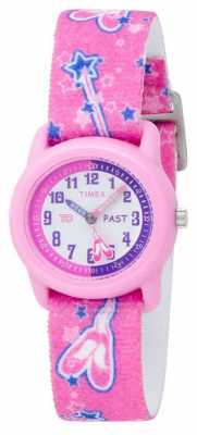 Timex Kids Pink Ballerina Analogue Strap Watch T7B151 Timex Kids Pink Ballerina Analogue Strap Watch T7B151