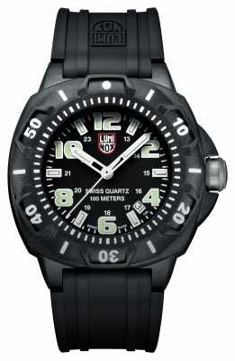 Luminox Sentry Mens Black Rubber Strap Watch XL.0201.SL Luminox Sentry Mens Black Rubber Strap Watch XL.0201.SL