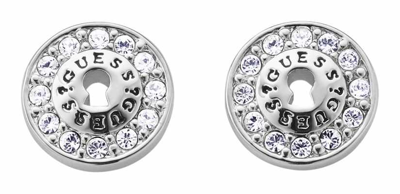 Guess Womens All Locked Up Padlock Stud Earings UBE71206 Guess Womens All Locked Up Padlock Stud Earings UBE71206