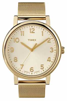 Timex Gent's Easy Reader Gold Tone Mesh Bracelet Watch T2N598 Timex Gent's Easy Reader Gold Tone Mesh Bracelet Watch T2N598