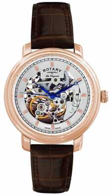 Rotary Gent's Les Originales Brown Leather Strap Watch GS90505/06 Rotary Gent's Les Originales Brown Leather Strap Watch GS90505/06