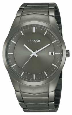 Pulsar Mens Ion-Plated Stainless Steel Black Dial Watch PS9153X1 Pulsar Mens Ion-Plated Stainless Steel Black Dial Watch PS9153X1