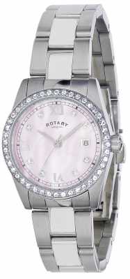Rotary Womens Havana Crystal Set Steel Bracelet LB02343/07 Rotary Womens Havana Crystal Set Steel Bracelet LB02343/07