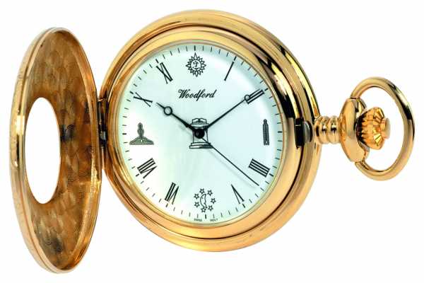 Woodford Mens Half Hunter Pocket Watch 1213 Woodford Mens Half Hunter Pocket Watch 1213