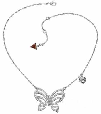Guess Stainless Steel Fly Girl Necklace UBN41309 Guess Stainless Steel Fly Girl Necklace UBN41309