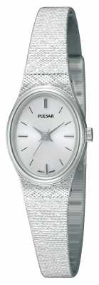 Pulsar Womens' Stainless Steel Mesh Strap Oval Dial Watch PK3031X1 Pulsar Womens' Stainless Steel Mesh Strap Oval Dial Watch PK3031X1