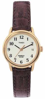 Timex Ladies Natural Brown Easy Reader Watch T20071 Timex Ladies Natural Brown Easy Reader Watch T20071