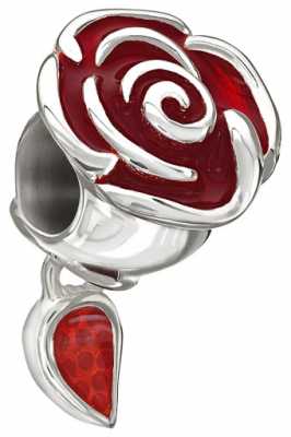 Chamilia Disney - Belle's Enchanted Rose - Red Enamel 2020-0707 Chamilia Disney - Belle's Enchanted Rose - Red Enamel 2020-0707