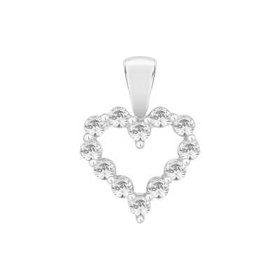 Perfection Swarovski Claw Set Heart Pendant (0.25ct) P3703-SK Perfection Swarovski Claw Set Heart Pendant (0.25ct) P3703-SK
