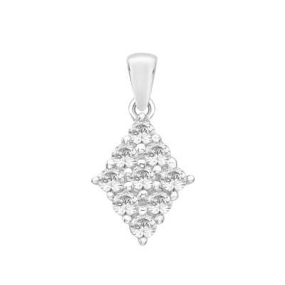 Perfection Swarovski Diamond Shaped Cluster Pendant (0.40ct) P5132-SK Perfection Swarovski Diamond Shaped Cluster Pendant (0.40ct) P5132-SK
