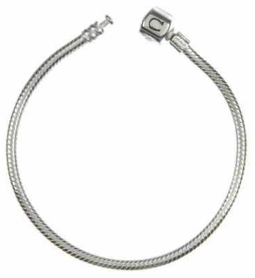 Chamilia Silver Snap Bracelet (24.1 cm/9.5 in) BA-8 Chamilia Silver Snap Bracelet (24.1 cm/9.5 in) BA-8