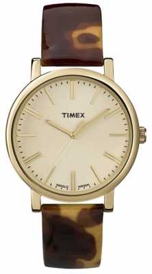 Timex Ladies' Classic Gold Tone Watch T2P237 Timex Ladies' Classic Gold Tone Watch T2P237