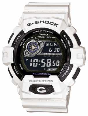 Casio Mens White Resin Solar Powered Watch GR-8900A-7ER Casio Mens White Resin Solar Powered Watch GR-8900A-7ER
