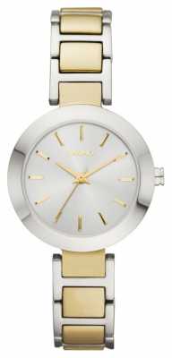 DKNY Womens' Two-Tone Round Dial Bracelet Strap Watch NY2401 DKNY Womens' Two-Tone Round Dial Bracelet Strap Watch NY2401