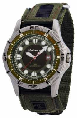 Kahuna Kahuna Mens Green Velcro Watch K5V-0003G Kahuna Kahuna Mens Green Velcro Watch K5V-0003G