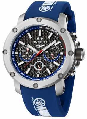 TW Steel Mens Yamaha Factory Racing Edition Stainless Steel Blue Watch TW0925 TW Steel Mens Yamaha Factory Racing Edition Stainless Steel Blue Watch TW0925