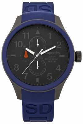 Superdry Gents Rubber Strap Watch SYG110U Superdry Gents Rubber Strap Watch SYG110U