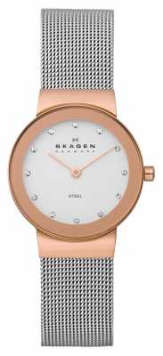 Skagen Freja Ladies Metal Bracelet Watch 358SRSC Skagen Freja Ladies Metal Bracelet Watch 358SRSC