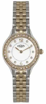 Rotary Womens Two Tone, Crystal Watch LB02868/01 Rotary Womens Two Tone, Crystal Watch LB02868/01