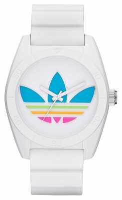 adidas Originals Unisex Santiago White Rainbow Logo Watch ADH2916 adidas Originals Unisex Santiago White Rainbow Logo Watch ADH2916
