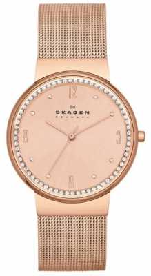 Skagen Ladies Klassik Rose Gold Mesh Watch SKW2130 Skagen Ladies Klassik Rose Gold Mesh Watch SKW2130