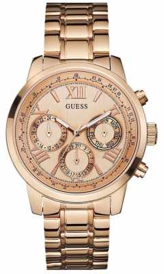 Guess Womens' Sunrise Rose Gold Watch W0330L2 Guess Womens' Sunrise Rose Gold Watch W0330L2