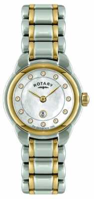 Rotary Ladies Two Tone Bracelet Watch LB02602/41L Rotary Ladies Two Tone Bracelet Watch LB02602/41L