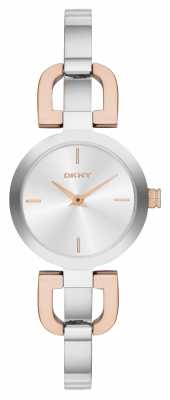 DKNY Womens' Two Tone Bangle Watch NY2137 DKNY Womens' Two Tone Bangle Watch NY2137