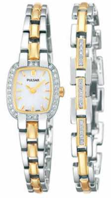 Pulsar Ladies' Two Tone Watch PEGG43X2 Pulsar Ladies' Two Tone Watch PEGG43X2