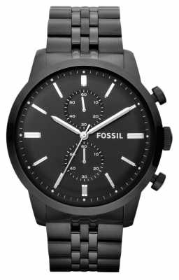 Fossil Mens Townsman Chronograph Black Watch FS4787 Fossil Mens Townsman Chronograph Black Watch FS4787