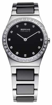 Bering Womens Black Ceramic, Steel, Crystal Watch 32430-742 Bering Womens Black Ceramic, Steel, Crystal Watch 32430-742