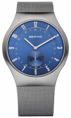 Bering Mens Radio Controlled Stainless Steel Blue Dial Watch 51940-078-UK Bering Mens Radio Controlled Stainless Steel Blue Dial Watch 51940-078-UK
