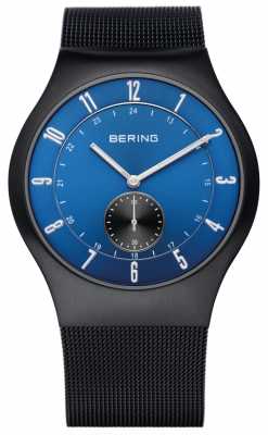 Bering Mens Radio Controlled Black IP Steel Blue Dial Watch 51940-227-UK Bering Mens Radio Controlled Black IP Steel Blue Dial Watch 51940-227-UK