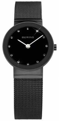 Bering Womens Black IP Steel, Black Dial, Crystal 10126-077 Bering Womens Black IP Steel, Black Dial, Crystal 10126-077